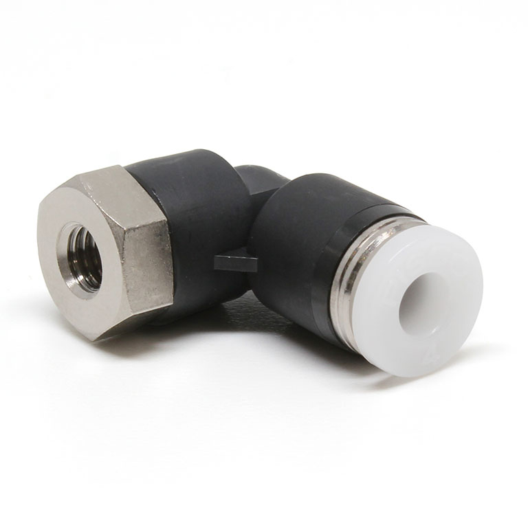 Alternative view of Đầu Nối Nhanh Khí Nén Dạng Cong 90° Ren Trong Pisco PLF5/32-M5