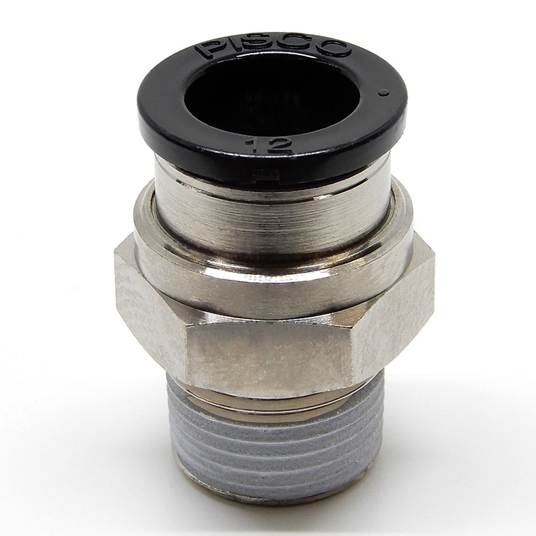 Alternative view of Đầu Nối Nhanh Khí Nén Dạng Thẳng Thân Lục Giác Ren Ngoài Pisco PC12-N3U
