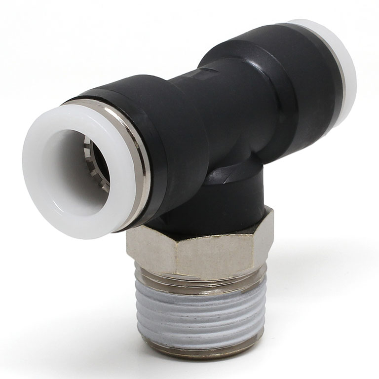 Đầu Nối Nhanh Khí Nén Dạng Chữ T Ren Ngoài Pisco PB1/2-N2U