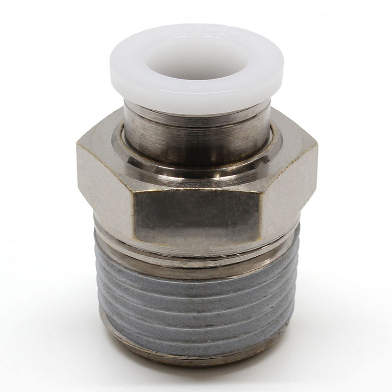 Alternative view of Đầu Nối Nhanh Khí Nén Dạng Thẳng Thân Lục Giác Ren Ngoài Pisco PC3/8-04-UC