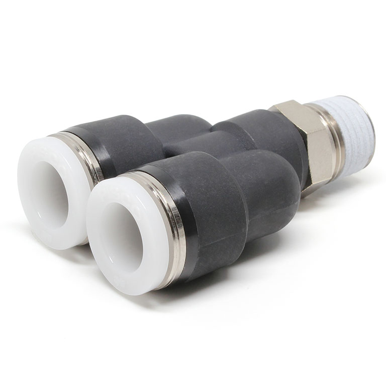 Đầu Nối Nhanh Khí Nén Dạng Chữ Y Ren Ngoài Pisco PX3/8-02W