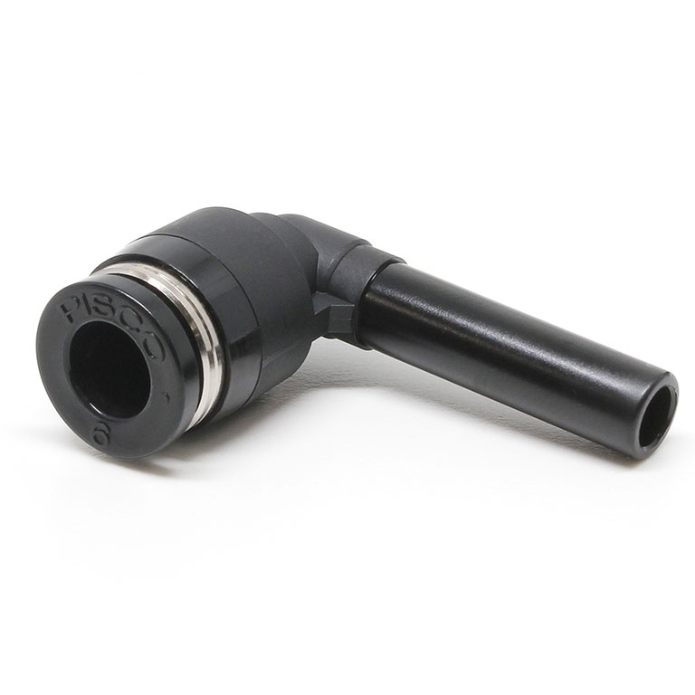 Đầu Nối Nhanh Khí Nén Giữa Ống Khí Và Fitting Dạng Cong 90° Pisco PLJ6-UC