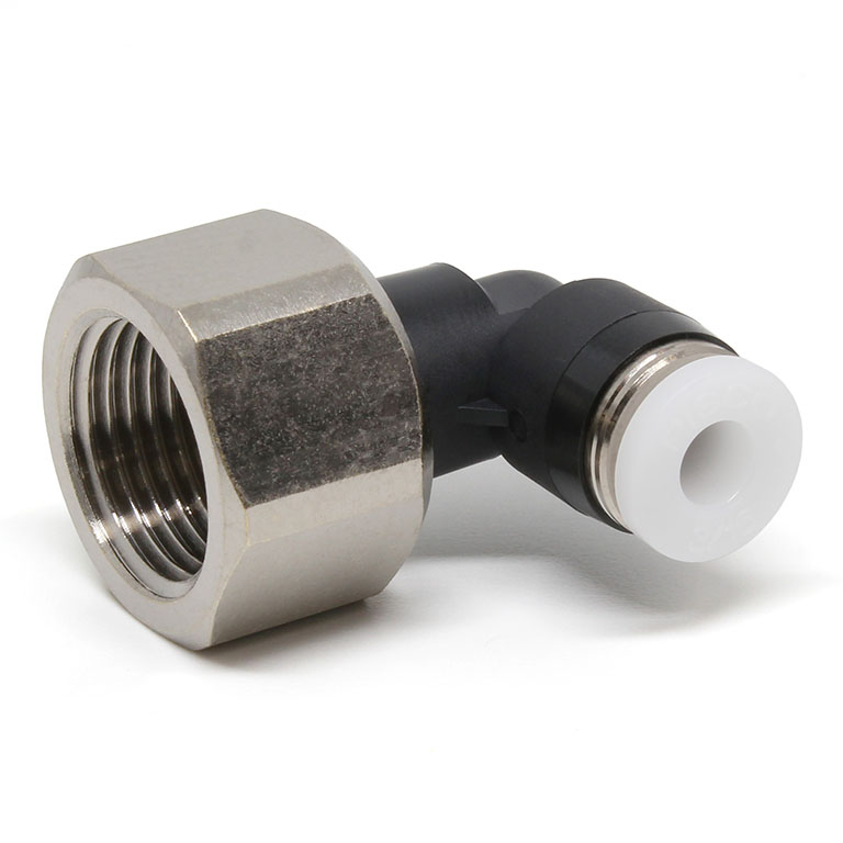 Alternative view of Đầu Nối Nhanh Khí Nén Dạng Cong 90° Ren Trong Pisco PLF3/16-N3U