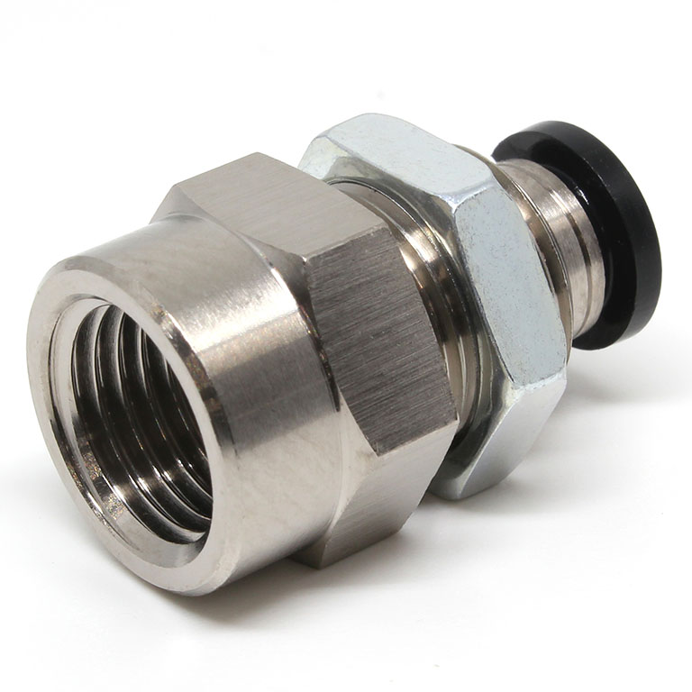 Alternative view of Đầu Nối Nhanh Khí Nén Dạng Thẳng Ren Trong Ngoài Pisco PMF6-N2U-UC