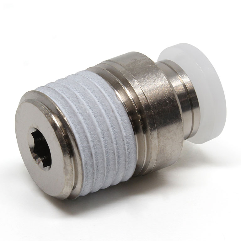 Alternative view of Đầu Nối Nhanh Khí Nén Dạng Thẳng Ren Ngoài Pisco POC1/4-02-C