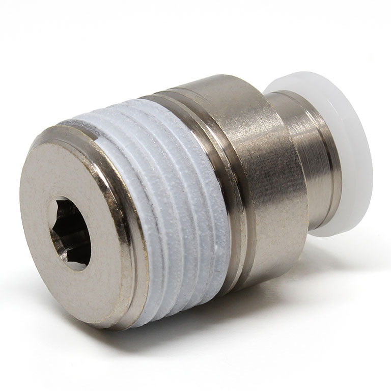 Alternative view of Đầu Nối Nhanh Khí Nén Dạng Thẳng Ren Ngoài Pisco POC3/8-04-C