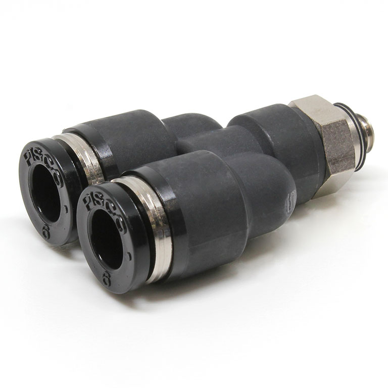 Đầu Nối Nhanh Khí Nén Dạng Chữ Y Ren Ngoài Pisco PX6-M5W-C