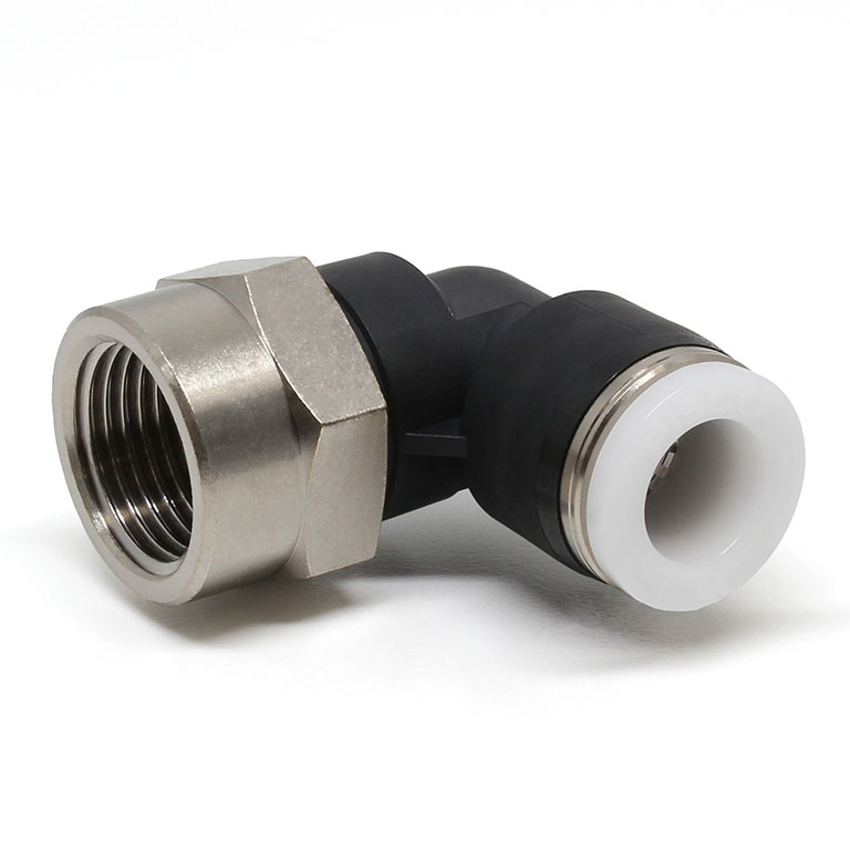 Alternative view of Đầu Nối Nhanh Khí Nén Dạng Cong 90° Ren Trong Pisco PLF3/8-03
