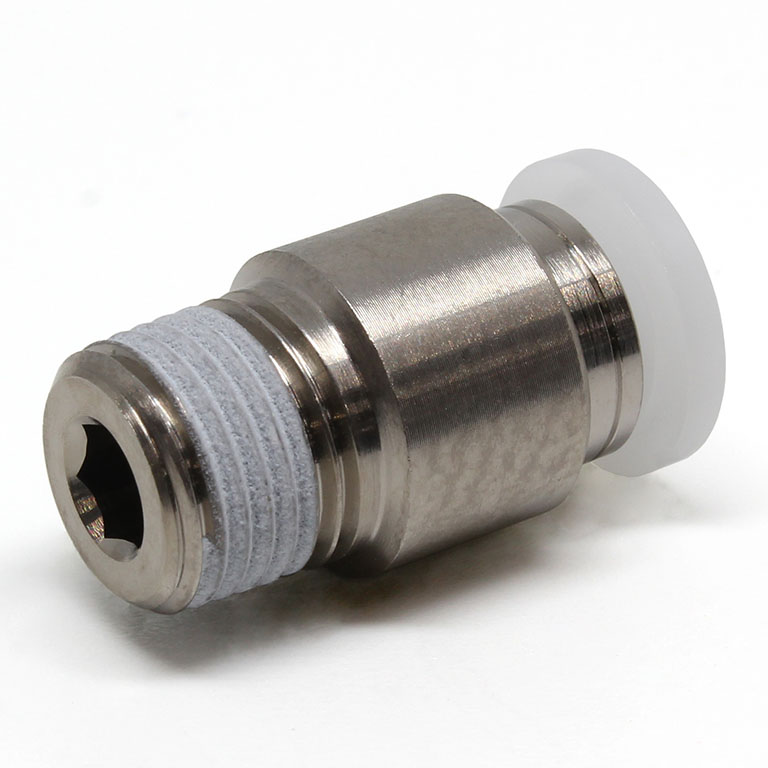 Alternative view of Đầu Nối Nhanh Khí Nén Dạng Thẳng Ren Ngoài Pisco POC1/4-01