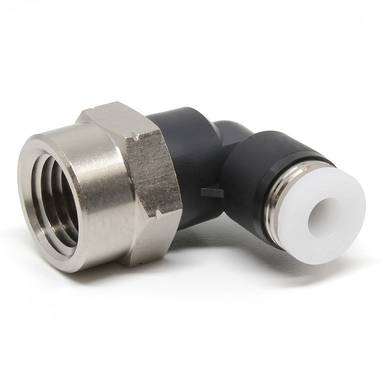 Alternative view of Đầu Nối Nhanh Khí Nén Dạng Cong 90° Ren Trong Pisco PLF3/16-N2U