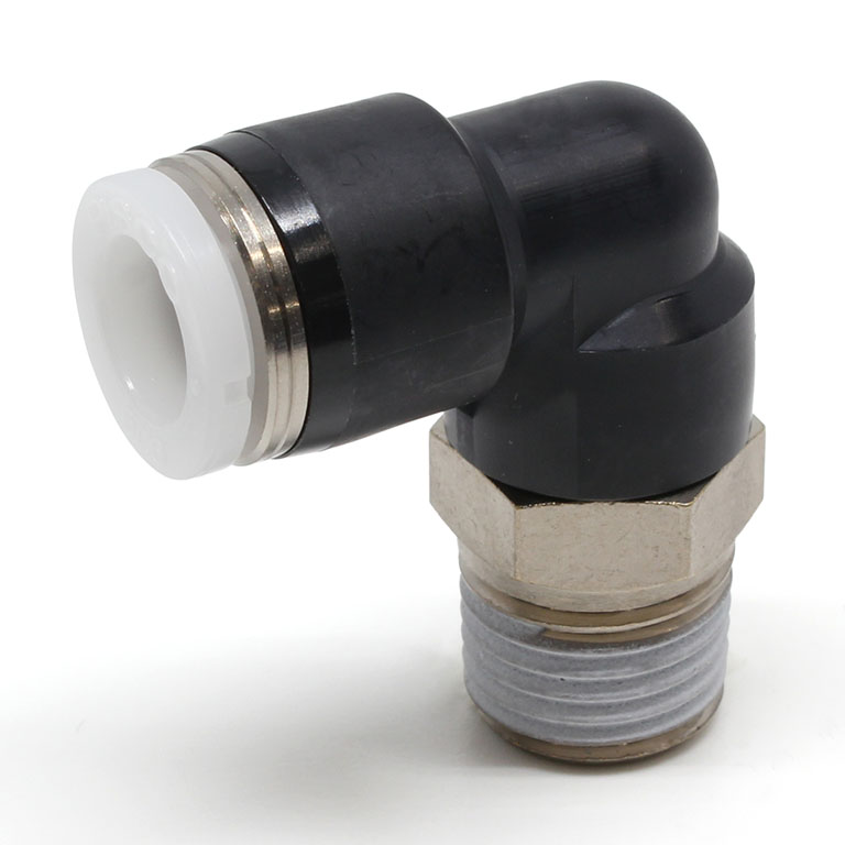 Đầu Nối Nhanh Khí Nén Dạng Cong 90° Ren Ngoài Pisco PL5/16-N2UW