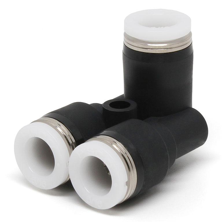 Đầu Nối Nhanh Khí Nén Ba Ngã Cong 90° Pisco PAU5/16-C