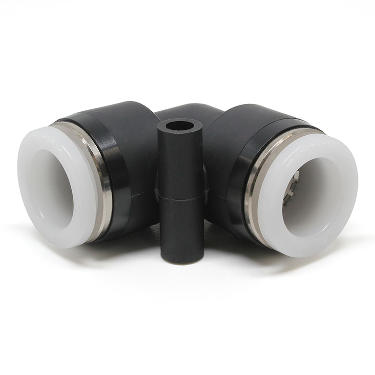 Đầu Nối Nhanh Khí Nén Cong 90° Pisco PV1/2-C