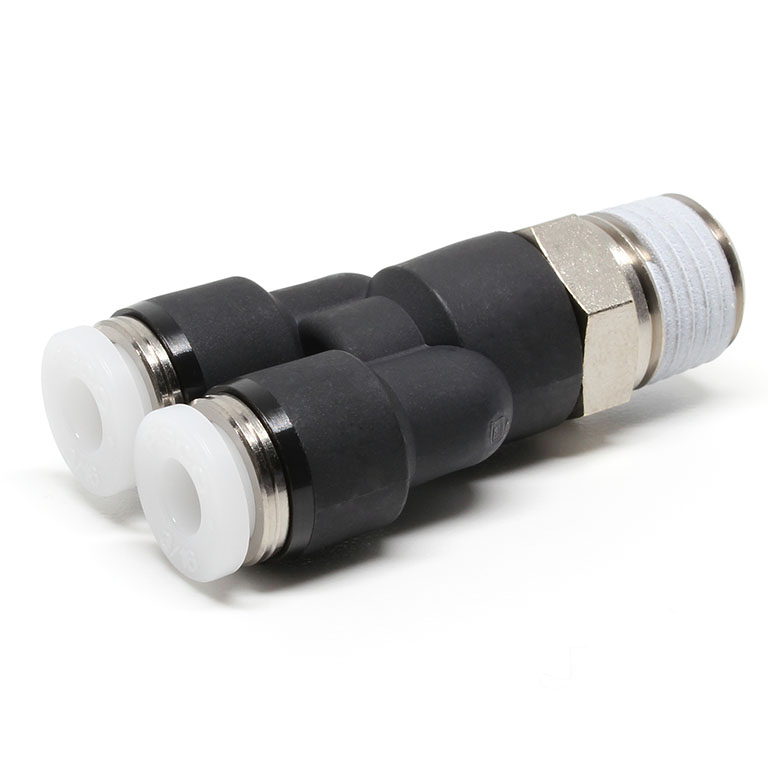 Đầu Nối Nhanh Khí Nén Dạng Chữ Y Ren Ngoài Pisco PX3/16-02