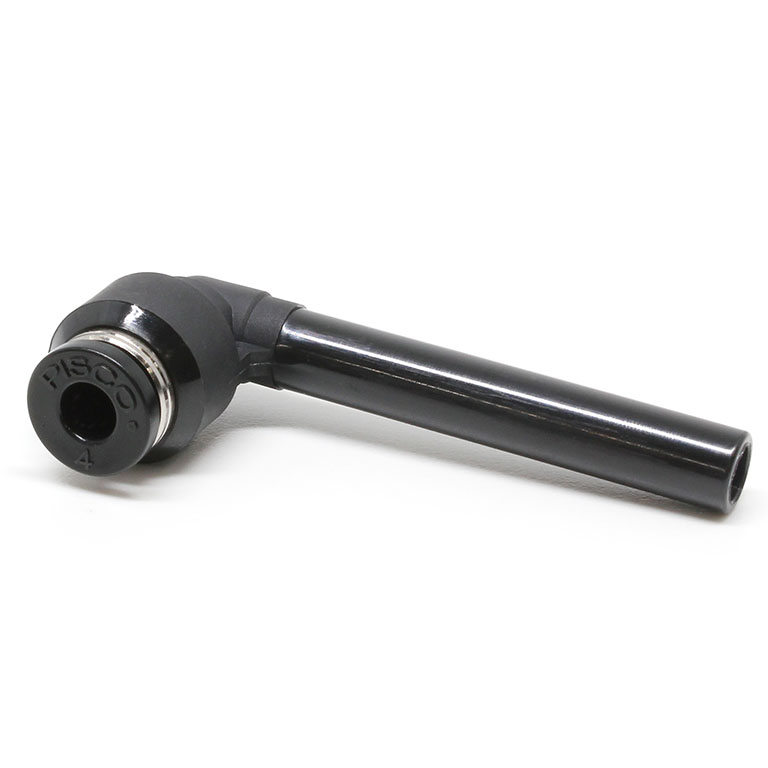 Đầu Nối Nhanh Khí Nén Giữa Ống Khí Và Fitting Dạng Nối Giảm Cong 90° (Dài) Pisco PLLGJ6-4