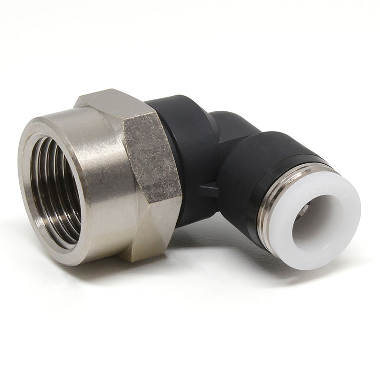Alternative view of Đầu Nối Nhanh Khí Nén Dạng Cong 90° Ren Trong Pisco PLF5/16-N3U
