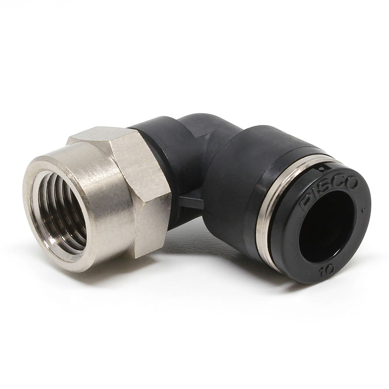 Alternative view of Đầu Nối Nhanh Khí Nén Dạng Cong 90° Ren Trong Pisco PLF10-02W