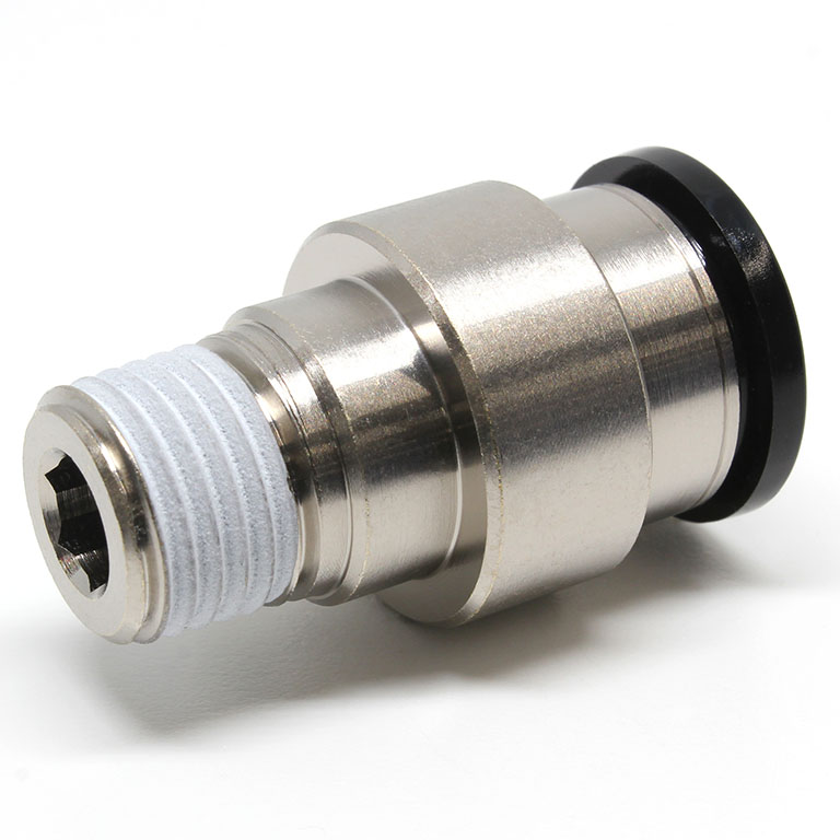 Alternative view of Đầu Nối Nhanh Khí Nén Dạng Thẳng Ren Ngoài Pisco POC12-02-UC