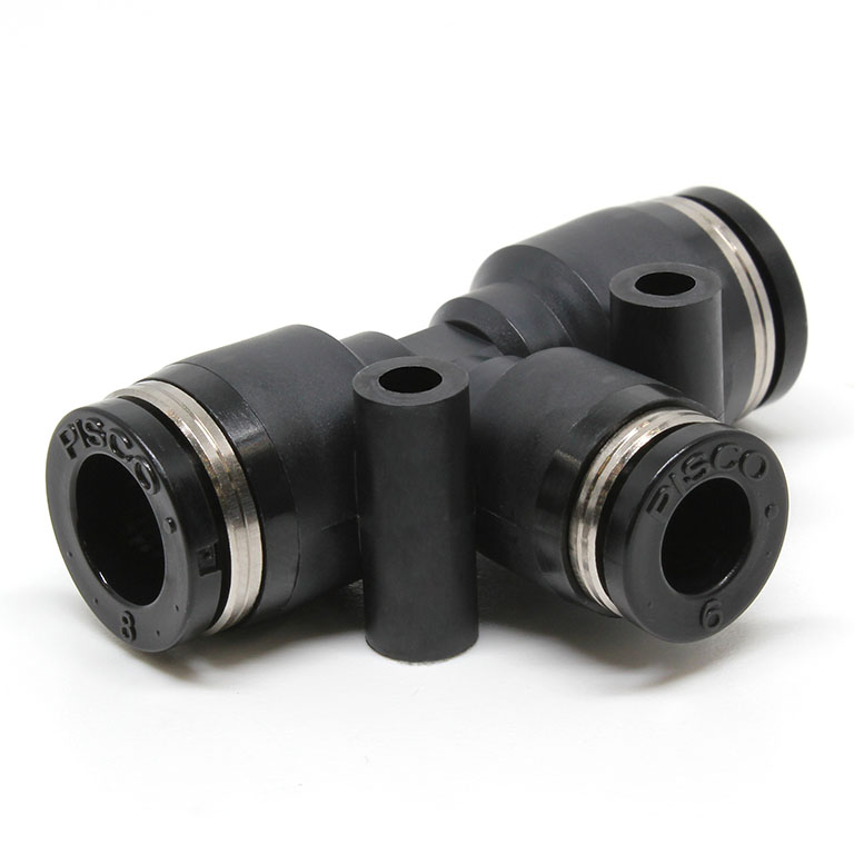 Đầu Nối Nhanh Khí Nén Chữ T Dạng Nối Giảm Pisco PEG8-6-C