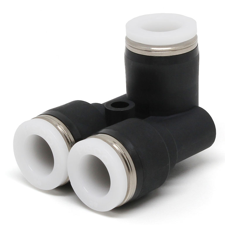 Đầu Nối Nhanh Khí Nén Ba Ngã Cong 90° Pisco PAU3/8-C