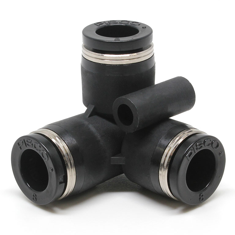 Đầu Nối Nhanh Khí Nén Chạc Ba 90° Pisco PVU8W