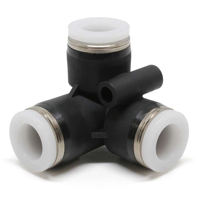 Đầu Nối Nhanh Khí Nén Chạc Ba 90° Pisco PVU3/8-C