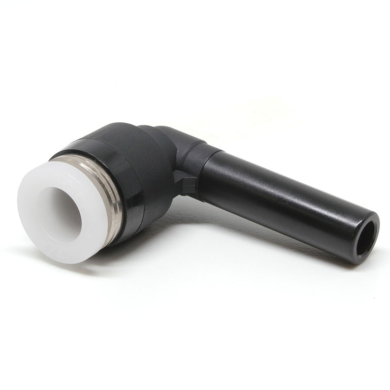 Đầu Nối Nhanh Khí Nén Giữa Ống Khí Và Fitting Dạng Cong 90° Pisco PLJ1/4-C