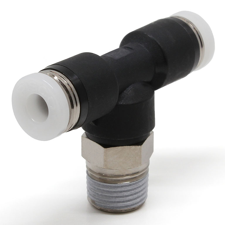 Đầu Nối Nhanh Khí Nén Dạng Chữ T Ren Ngoài Pisco PB5/32-01-C