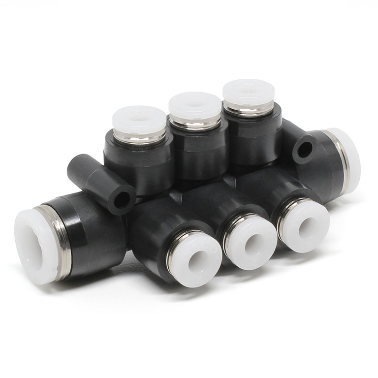 Đầu Nối Nhanh Khí Nén Chữ T 8 Ngã Dạng Nối Giảm Pisco PKVG5/16-5/32-C