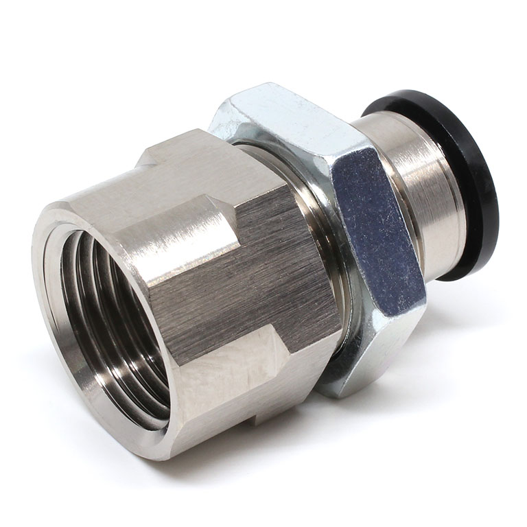 Alternative view of Đầu Nối Nhanh Khí Nén Dạng Thẳng Ren Trong Ngoài Pisco PMF1/2-N4U