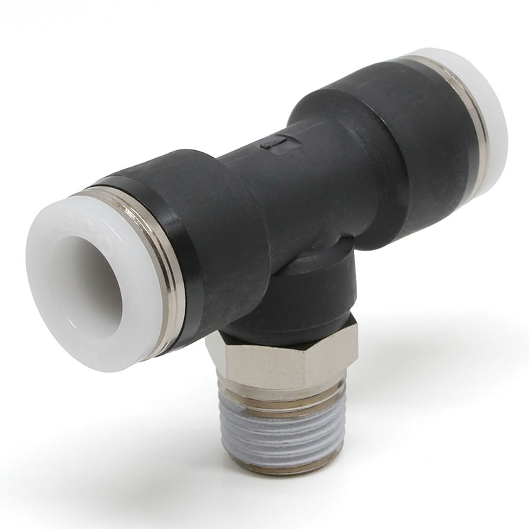 Đầu Nối Nhanh Khí Nén Dạng Chữ T Ren Ngoài Pisco PB3/8-N2U