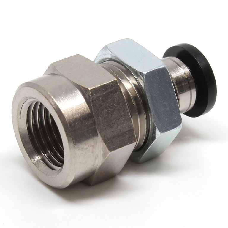 Alternative view of Đầu Nối Nhanh Khí Nén Dạng Thẳng Ren Trong Ngoài Pisco PMF4-01-UC