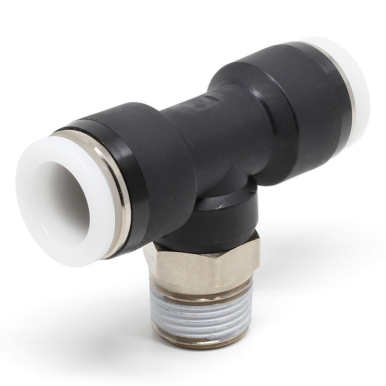 Đầu Nối Nhanh Khí Nén Dạng Chữ T Ren Ngoài Pisco PB1/2-N3U