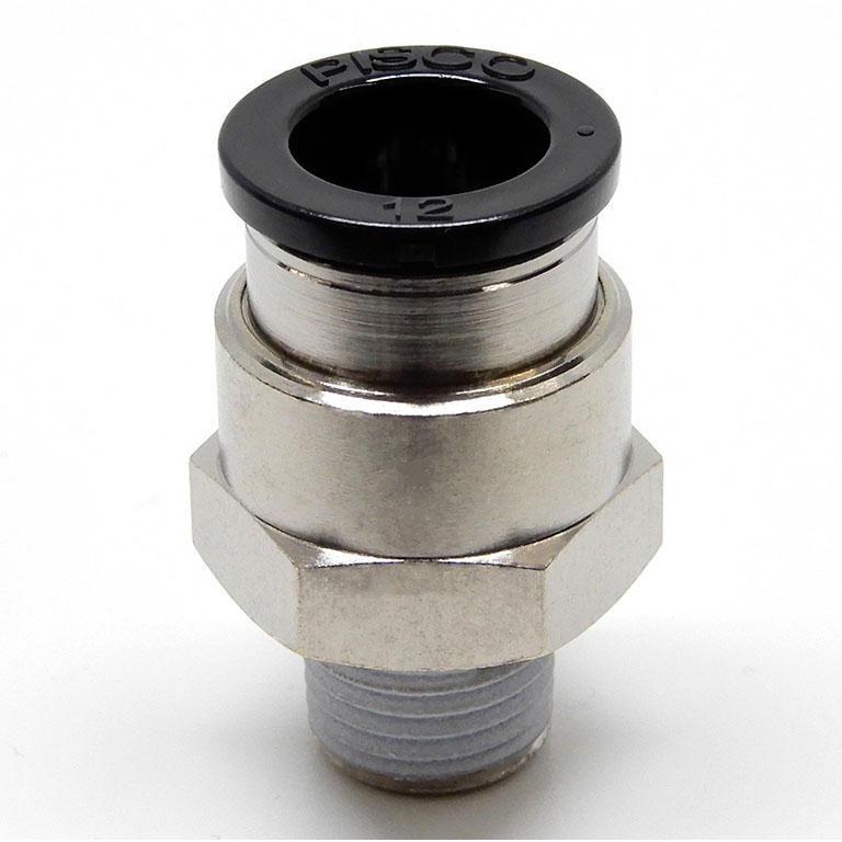 Alternative view of Đầu Nối Nhanh Khí Nén Dạng Thẳng Thân Lục Giác Ren Ngoài Pisco PC12-02W-C