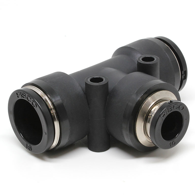 Đầu Nối Nhanh Khí Nén Chữ T Dạng Nối Giảm Pisco PEG16-10W
