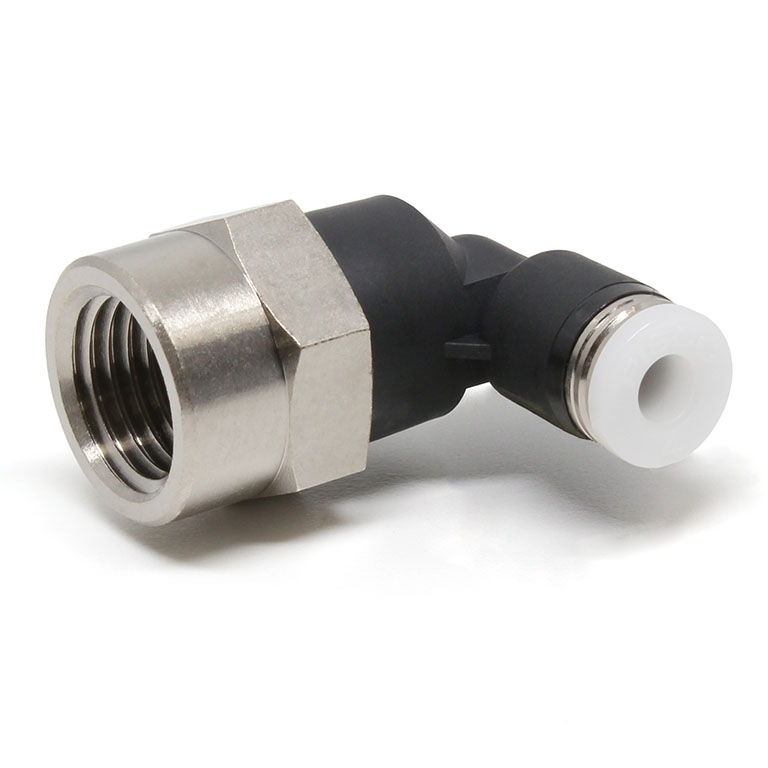 Alternative view of Đầu Nối Nhanh Khí Nén Dạng Cong 90° Ren Trong Pisco PLF5/32-02