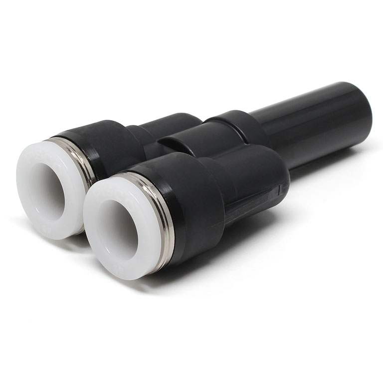 Đầu Nối Nhanh Khí Nén Giữa Ống Khí Và Fitting Dạng Nối Giảm Chữ Y Pisco PWJ1/2-3/8