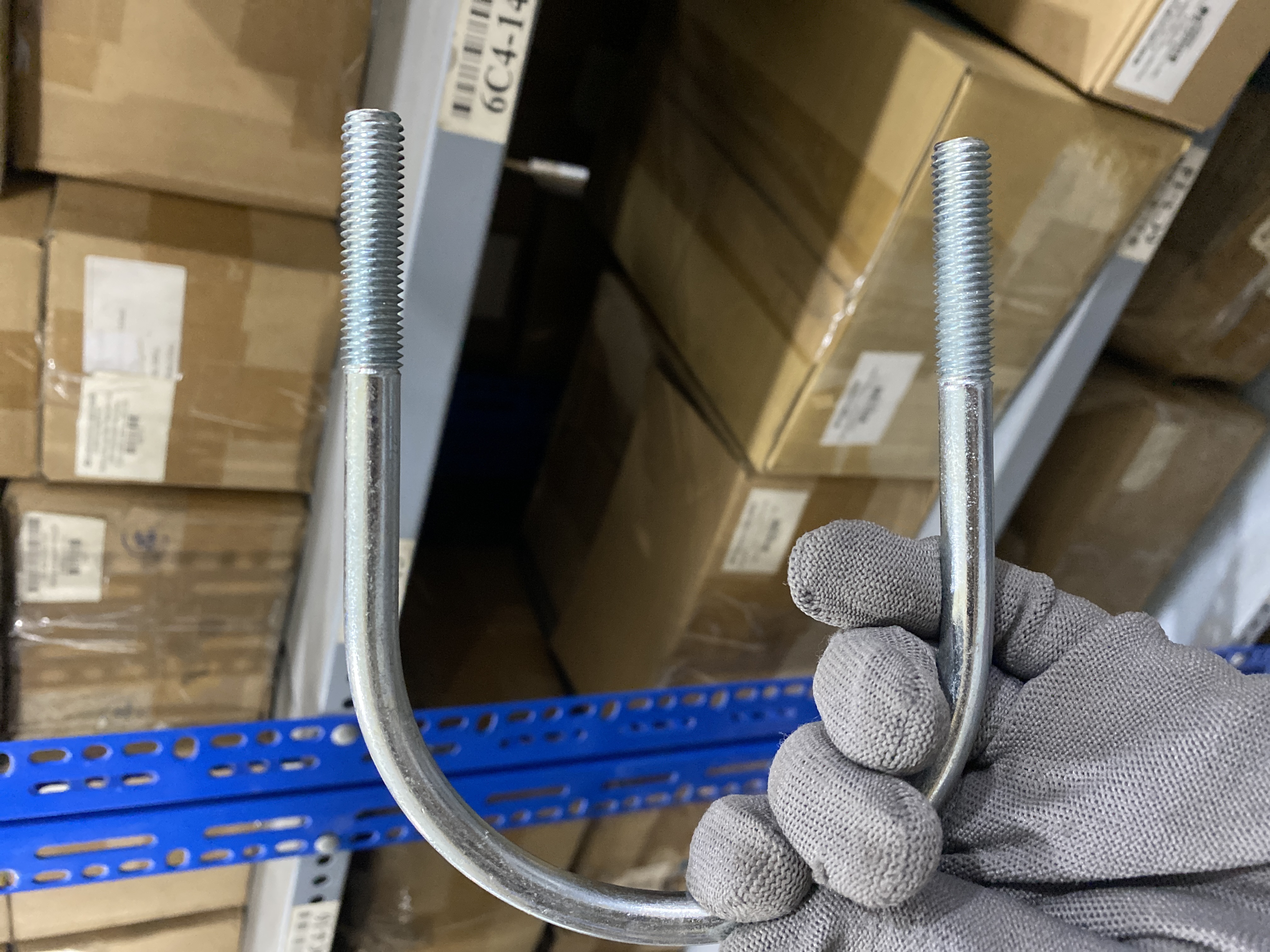 Cùm U Thép SS400 Mạ Kẽm DN80 M10 x 90mm - Ảnh 4