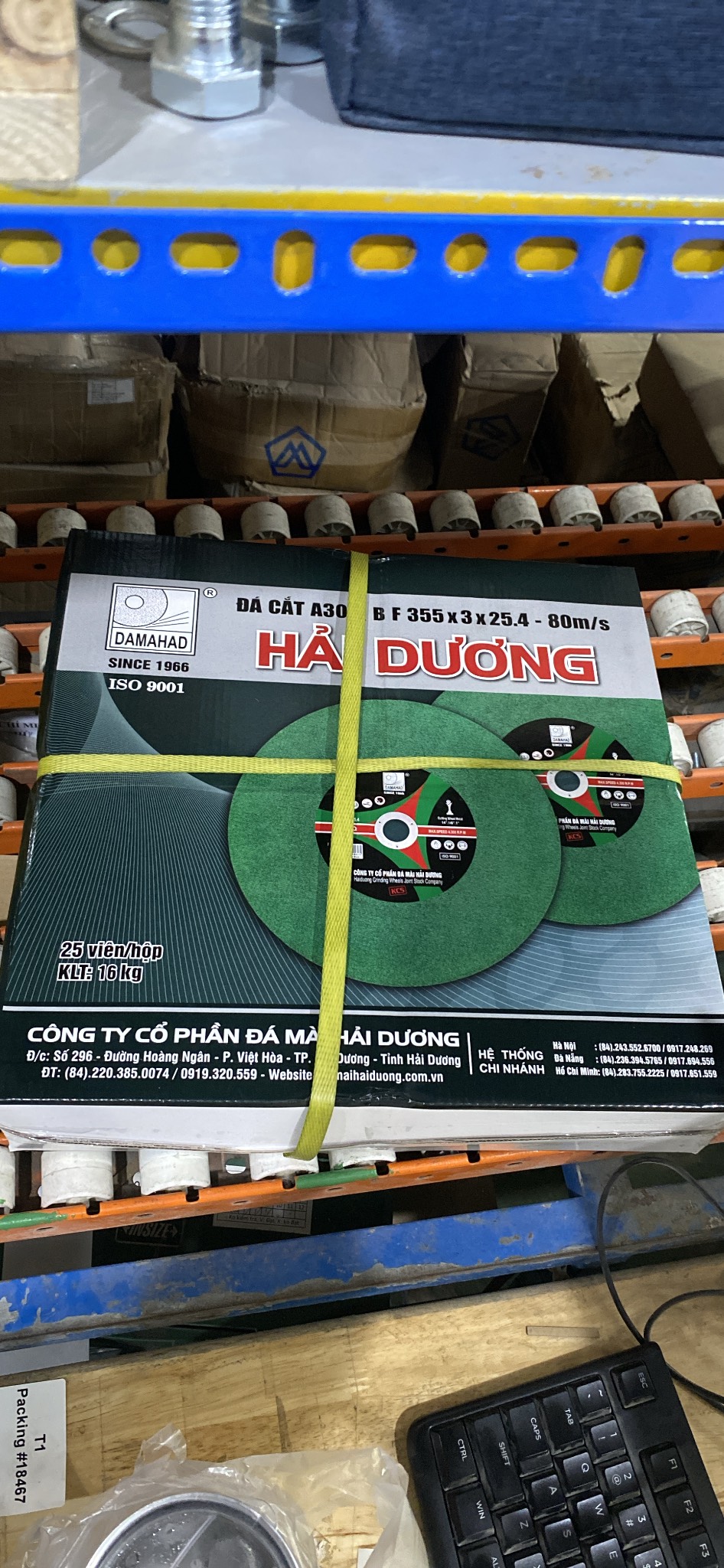 Đá Cắt Inox/Sắt (Màu Xanh) Hải Dương - 355x3x25.4 - Ảnh 6