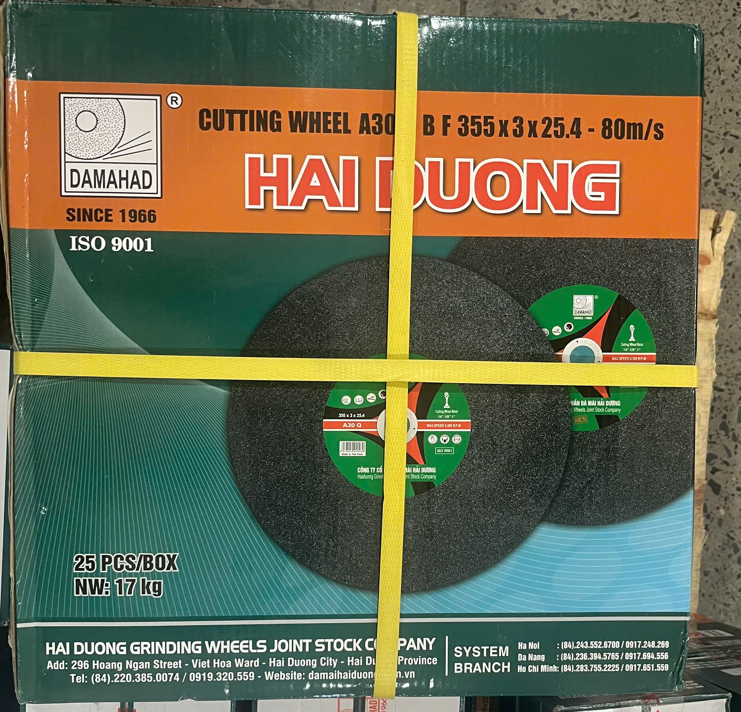 Đá Cắt Sắt Hải Dương - 355x3x25.4 - Ảnh 6
